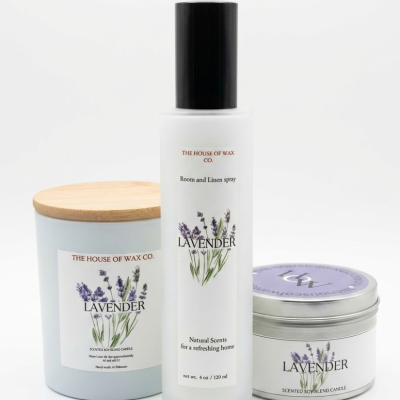 Lavender Scented Candle Tin