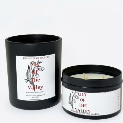 Lilly of the Valley Scented Candle Tin