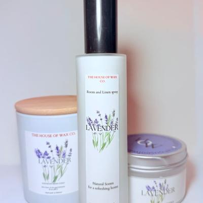 Lavender Scented Candle Jar