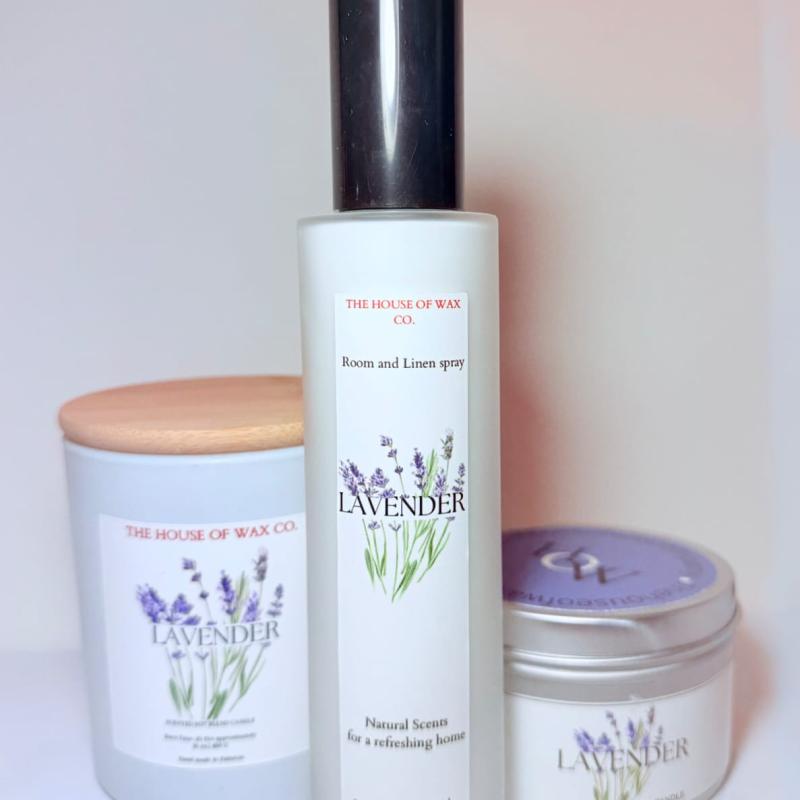 Lavender Scented Candle Jar